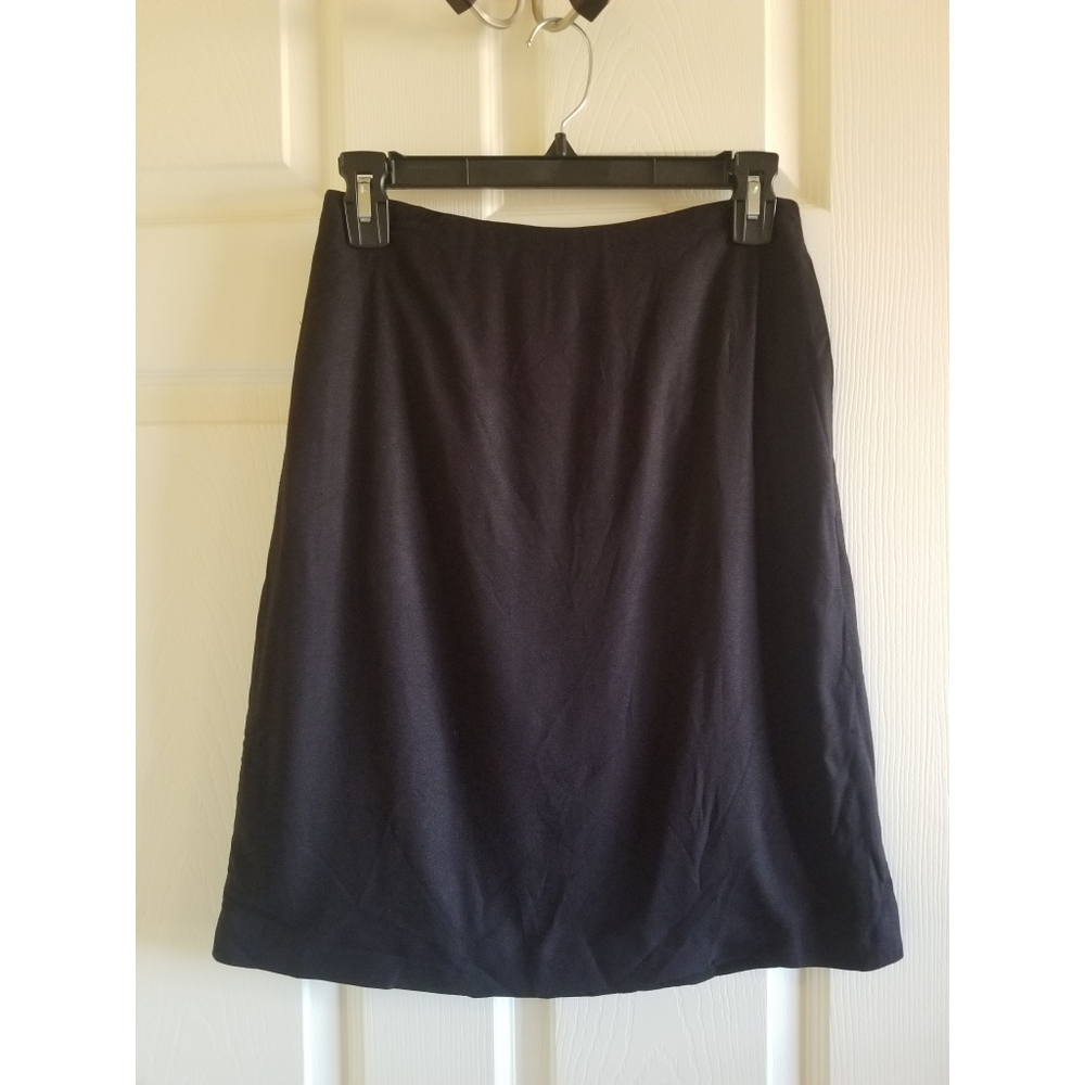 Prada black A-line pencil skirt